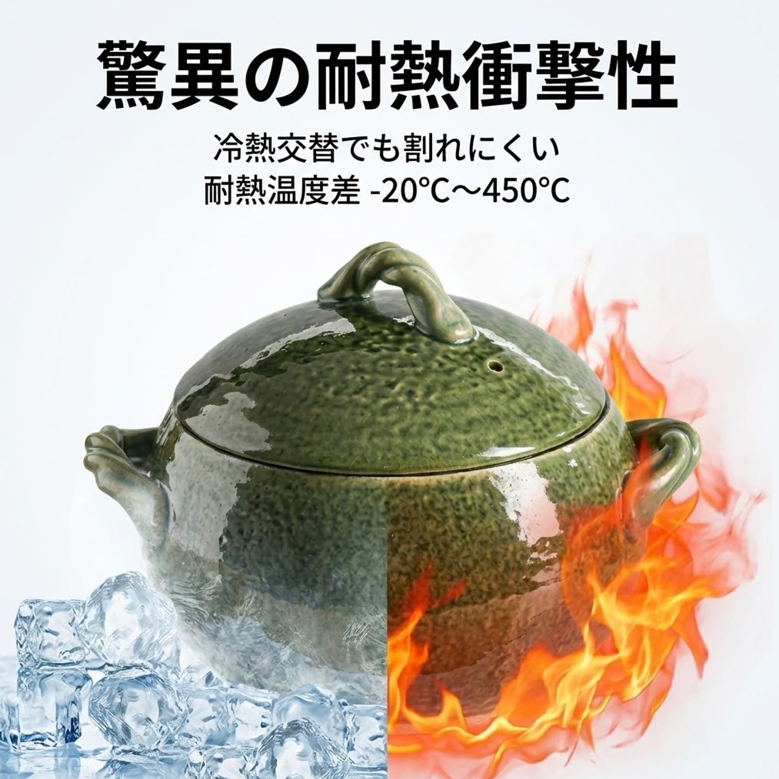 Amazon | 万古焼 ご飯土鍋 5合炊き 高温耐熱 黒釉 陶器製 直火対応